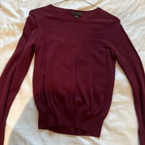 Burgundy Ann Taylor sweater size medium